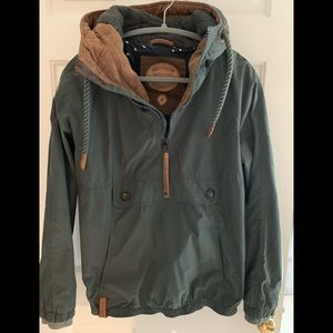 Naketano Green Pullover Jacket size small